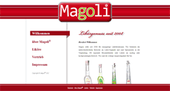 Desktop Screenshot of magoli.de